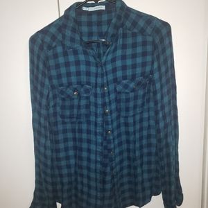 Maurice's Plaid Top